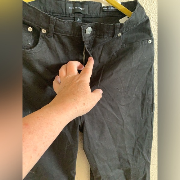 Free Assembly Girls Black Carpenter Wide Leg Jeans NWT 🌴 - Picture 6 of 10